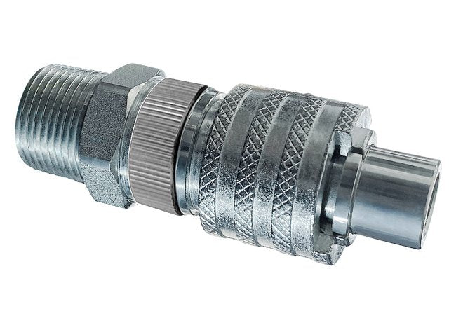 SF Lock Male Head Male Threaded Safety Lock 3/4 in Zinc Plated Iron - Image 1