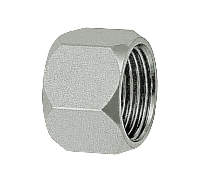 1 7/8" T1 Carbon Steel Female JIC Cap Fitting - Image 1