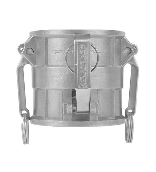 316 Stainless Steel Type DD Female x Female Spool Coupler Cam and Groove - 5x4in - Image 1