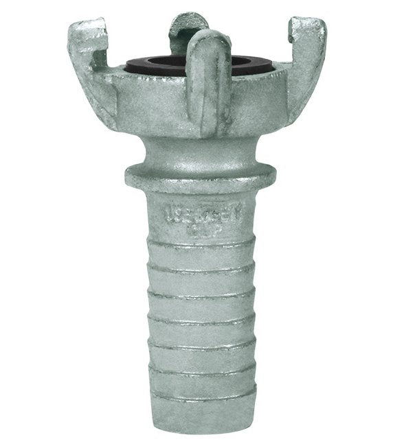 1 1/4" Zinc Plated Iron Four Lug Hose End Crowfoot Coupling - Image 1