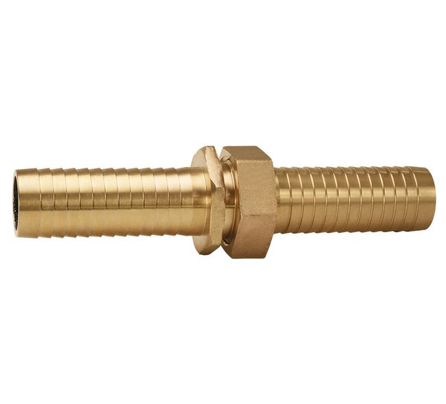 Brass Long Shank Hose Nipple Set - 2 x 2 in, Male x Female NPSH - Image 1