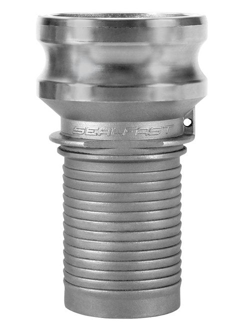 316 Stainless Steel Type ER Male Adapter x Shank Reducing E Cam & Groove Coupling 4x3in - Image 1
