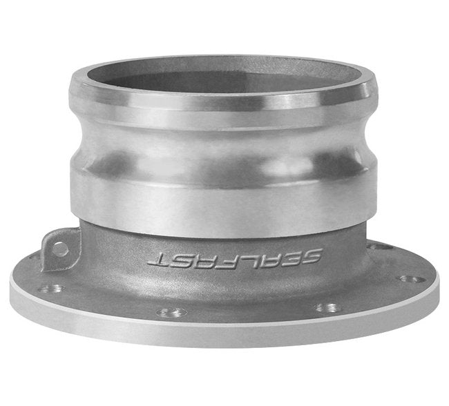 6" Aluminum Male Adapter x TTMA Cam and Groove Coupling - Image 1