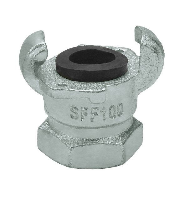 Seal Fast 1 Inch Zinc Plated Iron Female NPT Hose-End Crowfoot Coupling - Image 1
