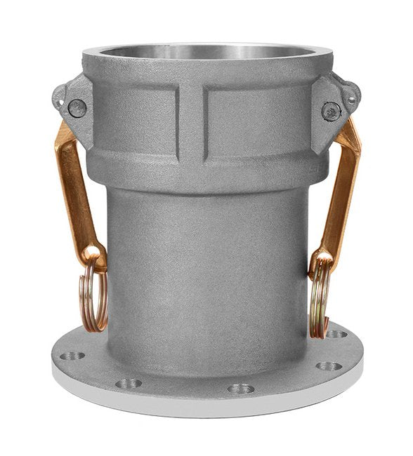 Seal Fast 4 Inch Aluminum Female Coupler x TTMA Cam and Groove Coupling - Image 1