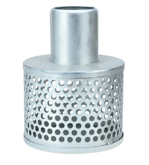 Seal Fast 4" Cold Rolled Zinc Plated Steel Hose End Strainer - Image 1