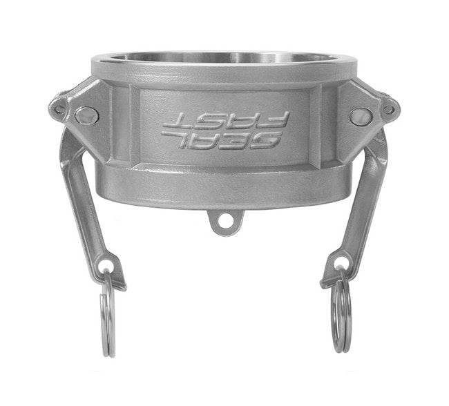 Seal Fast 2 1/2 Inch 304 Stainless Steel Type DC Coupler Dust Cap - Image 1