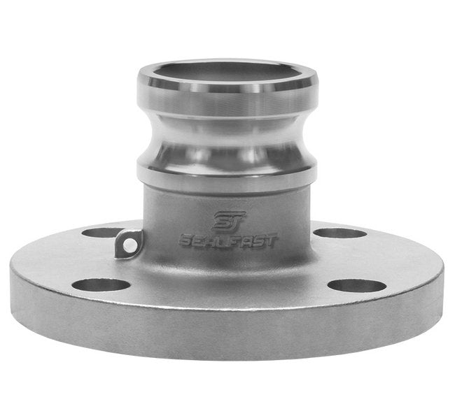 1-1/2" 316 Stainless Steel Type FA Flanged Specialty Adapter Fitting - Image 1