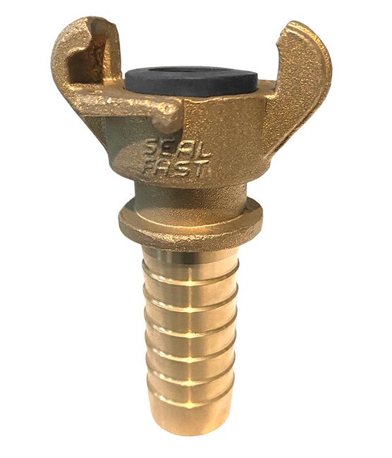 Seal Fast 3/4 in Brass Hose Ends Crowfoot Coupling - Image 1