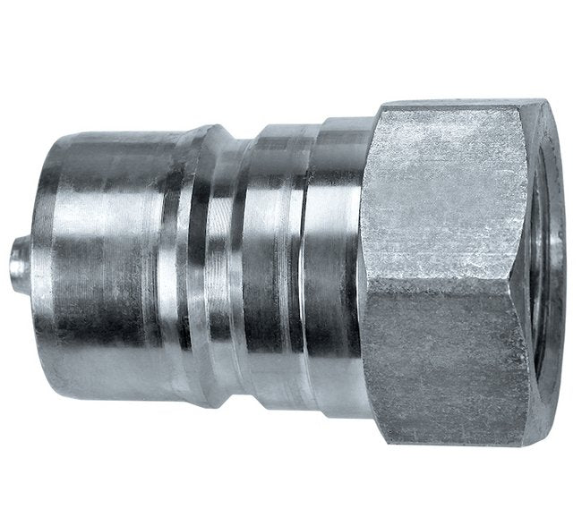 Carbon Steel Type A Quick Connect Hydraulic Plug - 2.95 in Overall Length - Image 1