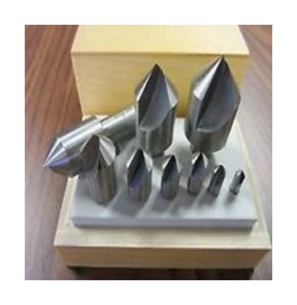 Premium High-Speed Steel Countersinks 9-Piece Set - Image 1