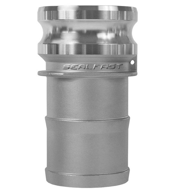 4in 304 Stainless Steel Type E Male Adapter x Shank Cam Coupling - Image 1