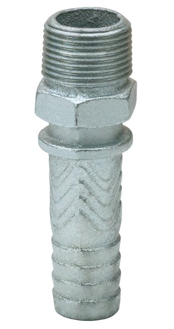 3-Inch Plated Iron Ground Joint NPT Male Stem - Image 1