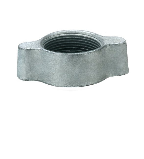 3/4 Inch Plated Iron Swivel Nut Ground Joint Wing Nut - Image 1