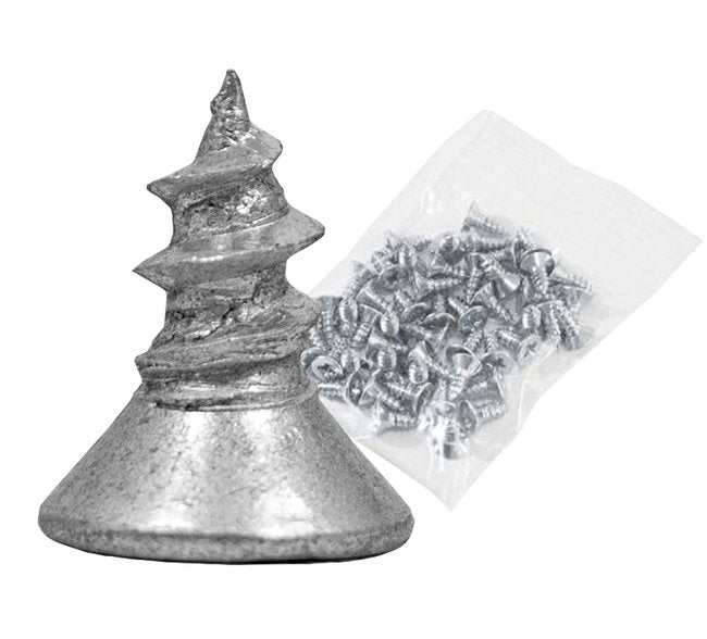 Seal Fast Phillips Head Sandblast Hose Coupling Screws, 100-Pack, 10 x 5/8 Zinc Plated - Image 1