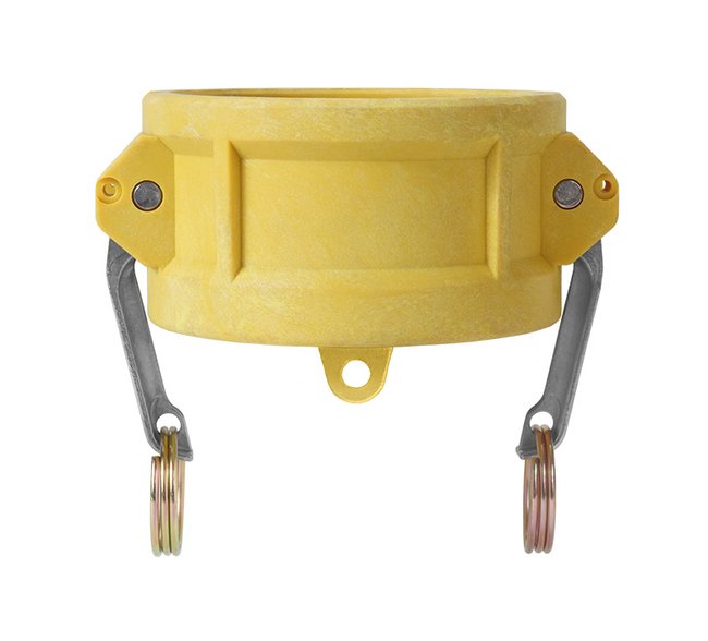 2 Inch Ny-Glass Type DC Coupler Dust Cap with Buna-N Gasket - Image 1