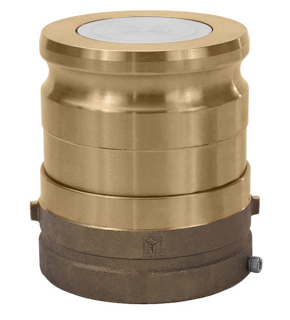 Brass Dual Point Swivel Adapter Fitting, 4 x 3 inches, NPSH Female - Image 1