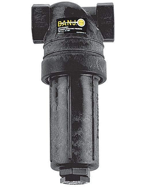 Banjo 1" Polypropylene "T" Line Strainer - Image 1