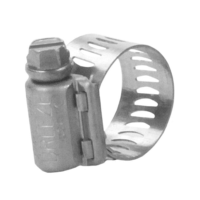 Aero-Seal Industrial Hose Clamp with 410 Stainless Steel Screw, 7/16 x 25/32 in, Size 9/16 in Band Width - Image 1