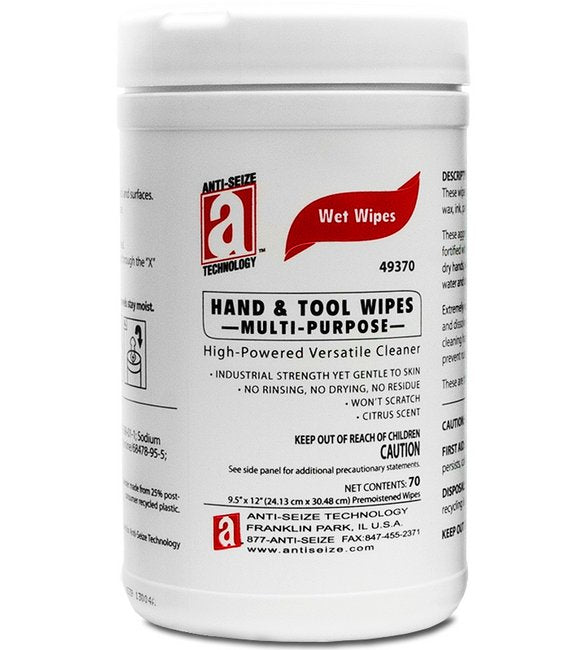 Industrial Hand and Tool Cleaning Wipes - 70 Units - Image 1