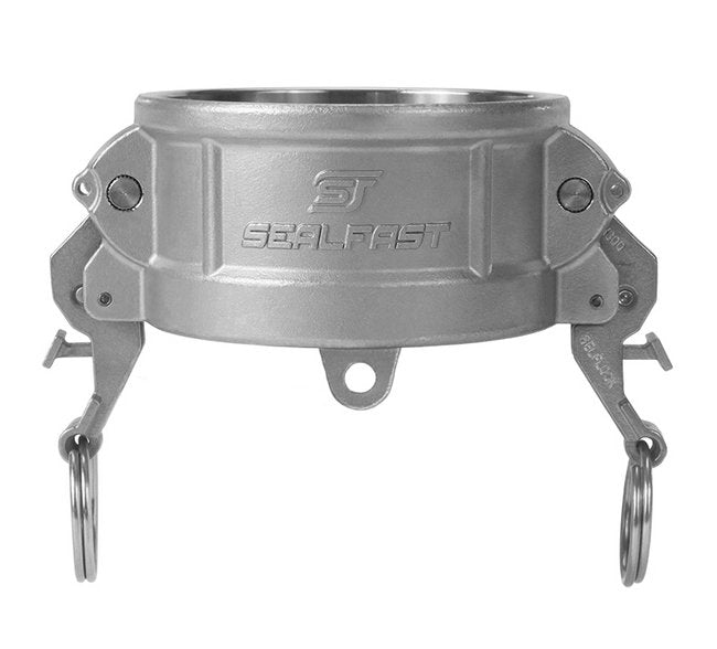 316 Stainless Steel 4" Type DC Self-Locking Coupler Dust Cap - Image 1