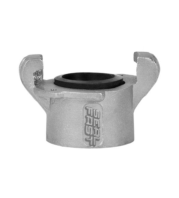 1 1/4" Aluminum Hose End with Crowfoot, Female NPT - Image 1