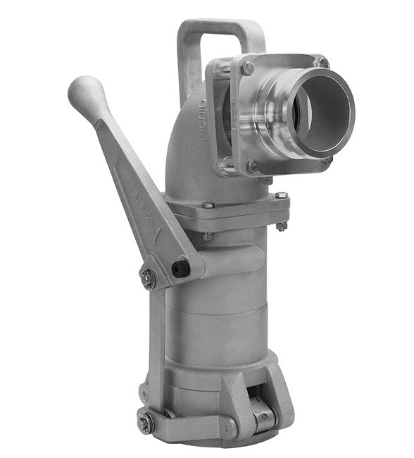 Heavy Duty Dual Point Fuel Tanker Drop Elbow with Sight Glass Kit - Image 1