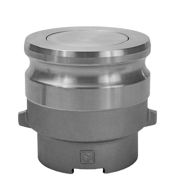 Aluminum Dual Point Poppet Adapter Fitting - 4 x 3 Inch - Image 1