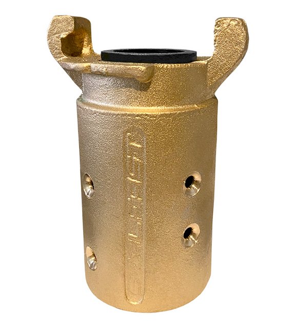 Brass Hose End with Crowfoot - 1 1/4 inch Size - Image 1