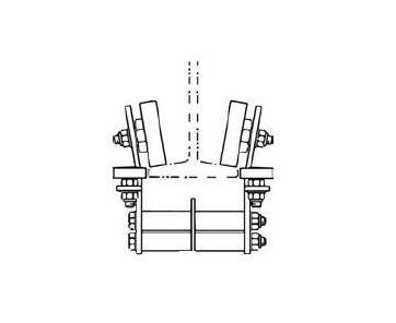 Series 450 Heavy Duty I Beam Running Gear for S Beams - Image 1