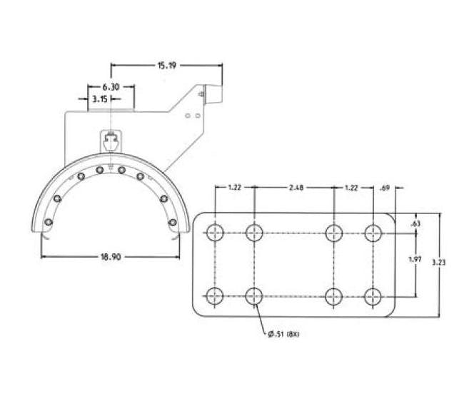 Heavy Duty I Beam Tow Clamp - Image 1