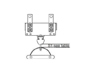 Stainless Steel End Clamp for Series 250 I Beam - Round Cable - Image 1