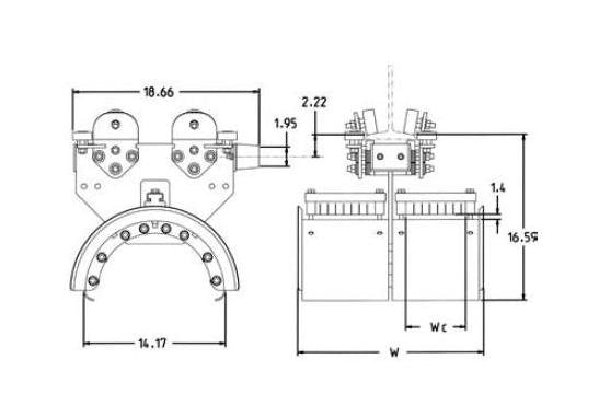 Heavy Duty I Beam Trolley for Series 450 - Image 1