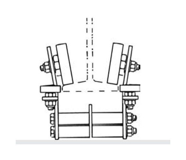 Heavy Duty Series 550 Running Gear for S Beams - Image 1