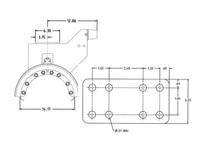 Heavy Duty I Beam Tow Clamp - Image 1