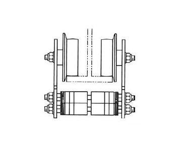 Series 250 Running Gear for W-Beams - Stainless Steel - Image 1