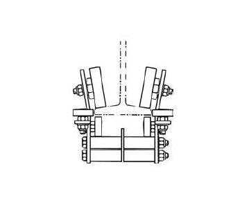 Series 450 Heavy Duty I Beam Running Gear for S Beams - Image 1