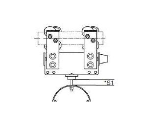 Heavy Duty Square Festoon Systems Cable Trolley - Image 1