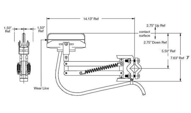 125A DURA-COAT Collector with Shoe - Image 2