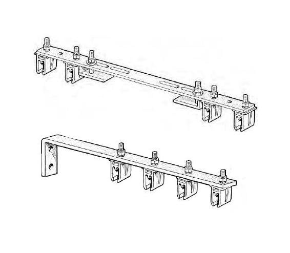 Heavy-Duty Cross-Bolt Clamps for 8-Bar Conductor Bar Systems - Image 1
