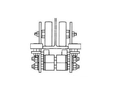Heavy Duty I Beam Festoon System - Series 450 Running Gear for W Beams - Image 1