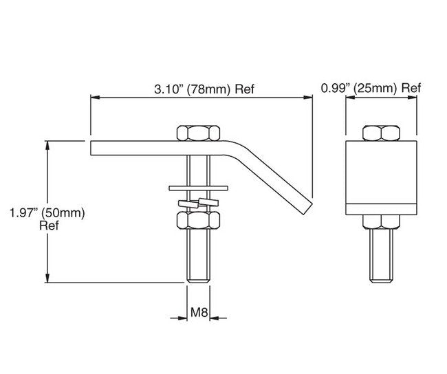 Heavy-Duty Girder Clamp for Crane Control Systems - Image 2