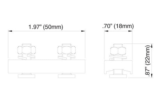 Aluminum Splice Joints for SAFELEC 2 Conductor Bar - Image 2