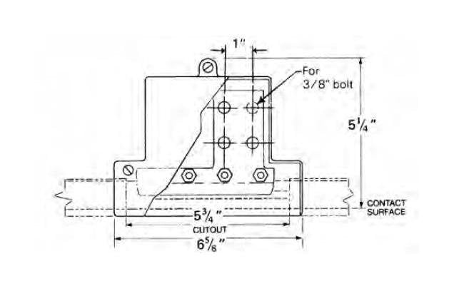 Copper Power Feed Clamp with NEMA Standard - Image 2