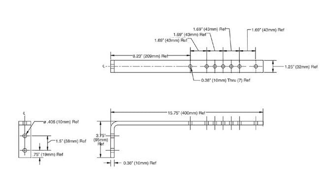 SAFELEC 2 Conductor Bar Web Brackets - Image 2