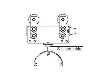 Series 250 I Beam Cable Trolley for Flat Cable - Image 1