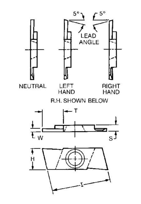Nikcole Mini-Systems GIE-7-GP-1.0RN C2 Carbide Right Hand Grooving/Cut-Off Insert - Image 3