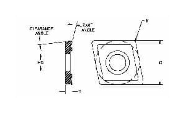 Parlec Carbide Boring Insert C121615TTP - Image 1