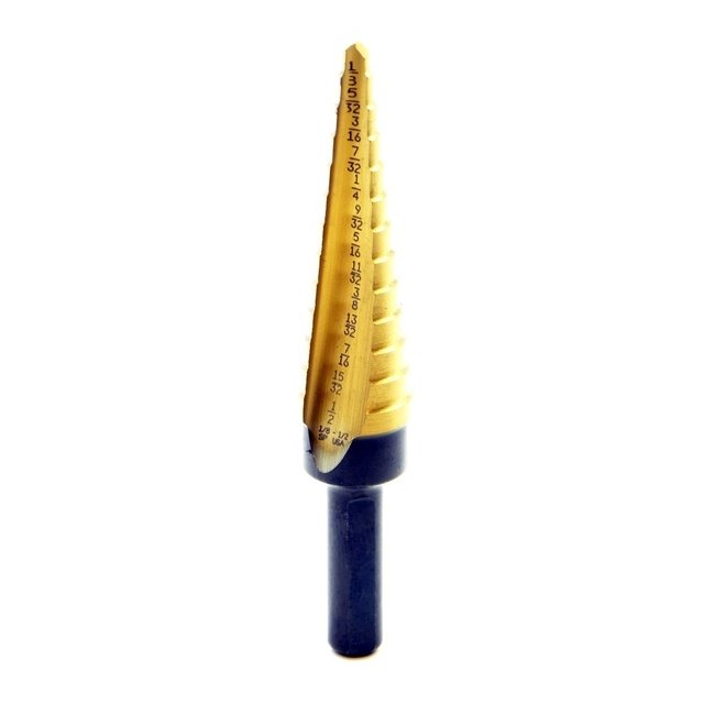 Norseman 13 Hole Step Drill Bit TiN Coated - Image 1