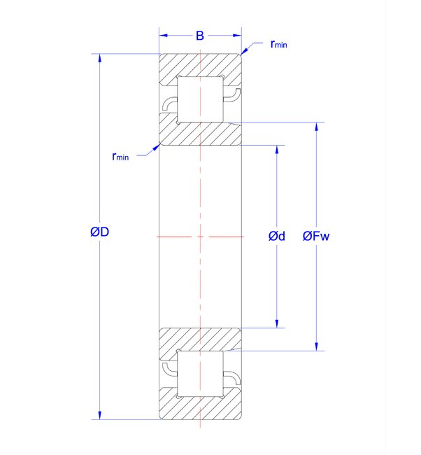 N/NJ/NU/NUP Single Row Cylindrical Roller Bearings - Image 2